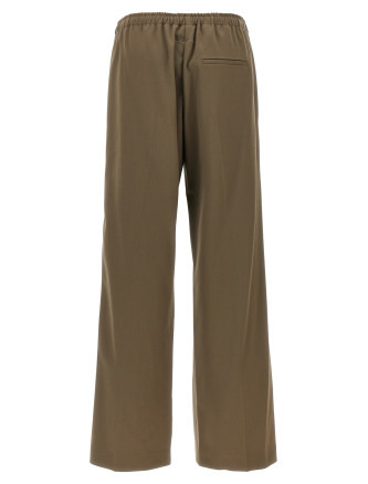 Satin band pants #