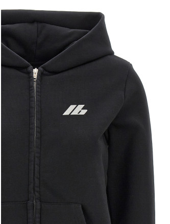 Logo print hoodie #