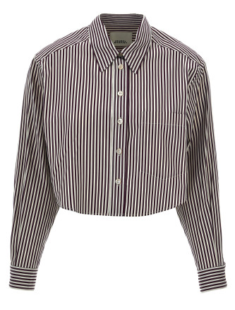 'Fleora' cropped shirt