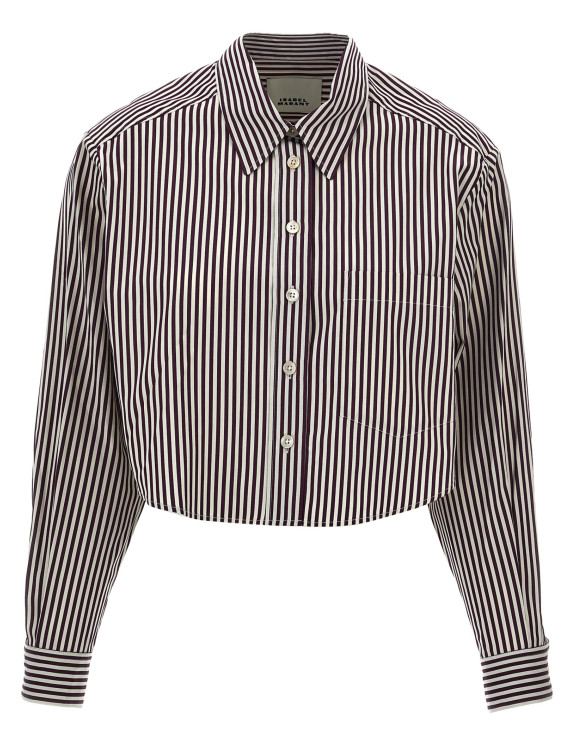 'Fleora' cropped shirt #1