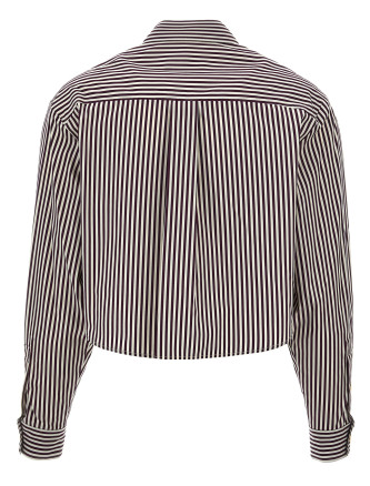 'Fleora' cropped shirt #