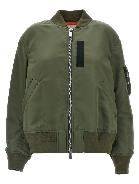 Nylon bomber jacket #1