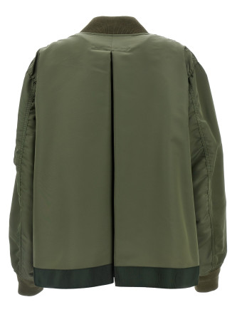 Nylon bomber jacket #