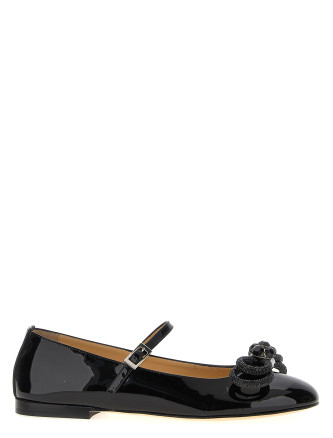 'Double Bow' ballet flats