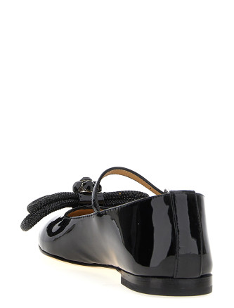 'Double Bow' ballet flats #