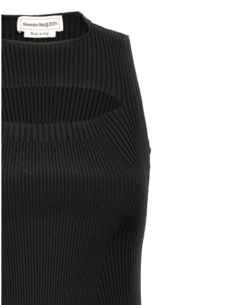 Ribbed knit dress #