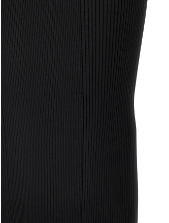 Ribbed knit dress #