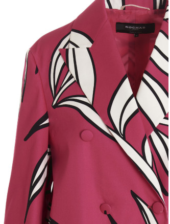 Floral print blazer jacket #