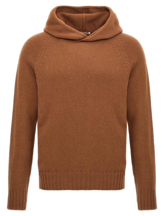 Wool hooded sweater #1