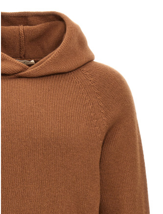 Wool hooded sweater #