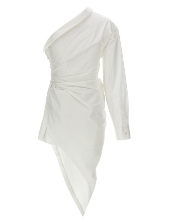 Asymmetrical shirt dress #