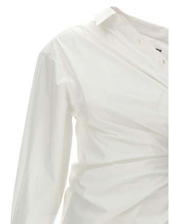 Asymmetrical shirt dress #