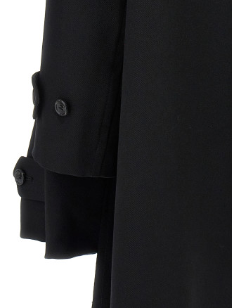 Double-breasted coat 4 sleeves #