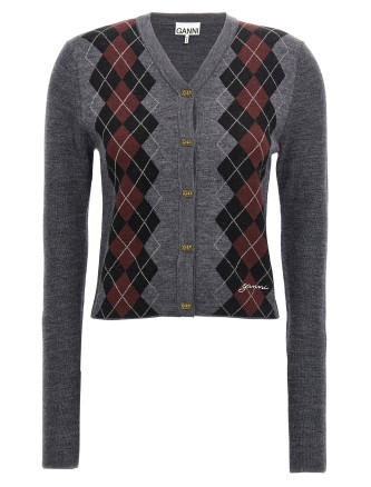 Argyle cardigan