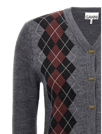 Argyle cardigan #