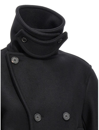 Oversized caban coat #