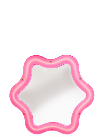 'Supercurve Mirror Tiny Flower' mirror #