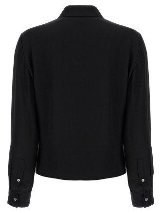 'PK Label Wrap' blouse #