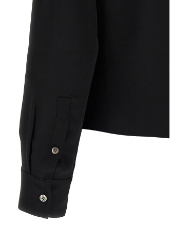 'PK Label Wrap' blouse #