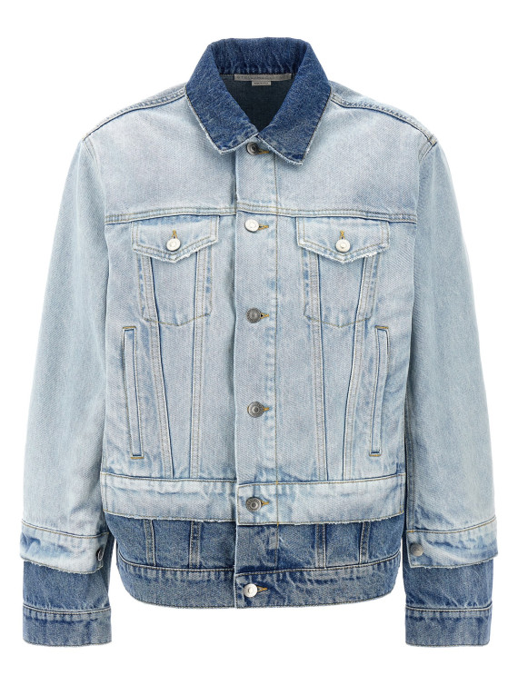 Layered denim jacket #1