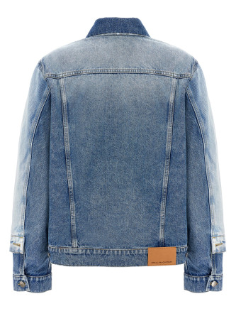 Layered denim jacket #