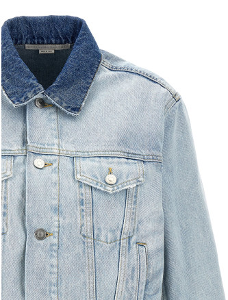 Layered denim jacket #