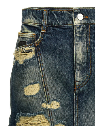 'The Rip And Repair Straight Jean' skirt #