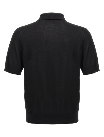 Knitted polo shirt #