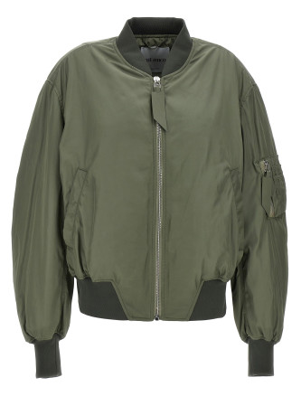 Nylon bomber jacket
