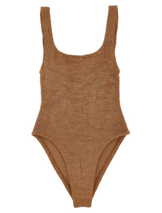 'Square Neck' one-piece swimsuit