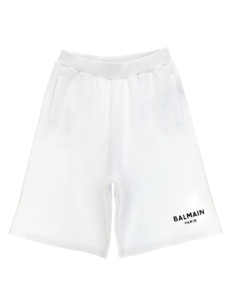 Embossed logo bermuda shorts