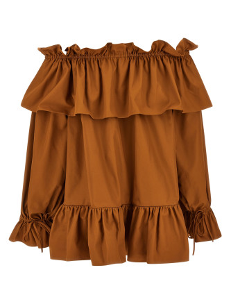 Flounces mini dress #