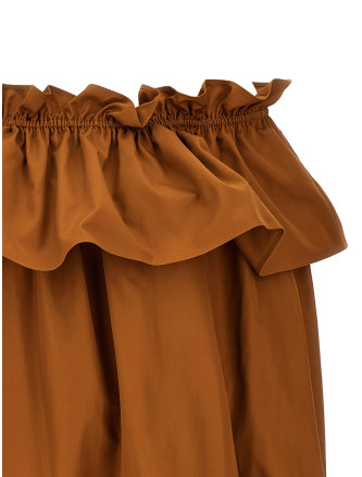 Flounces mini dress #