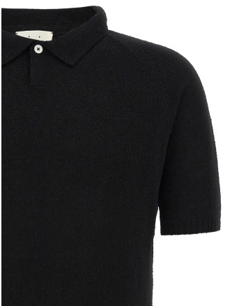Bouclé cotton polo shirt #