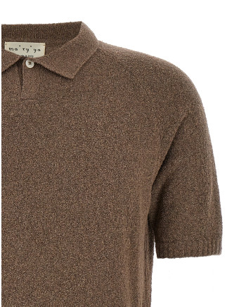 Bouclé cotton polo shirt #
