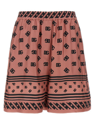 Silk bermuda shorts