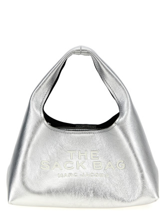 'The Metallic Leather Mini Sack Bag' handbag