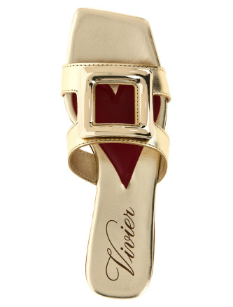 'New Metal Buckle' mules #