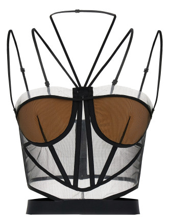 'Sheer Corset' top