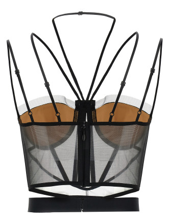 'Sheer Corset' top #