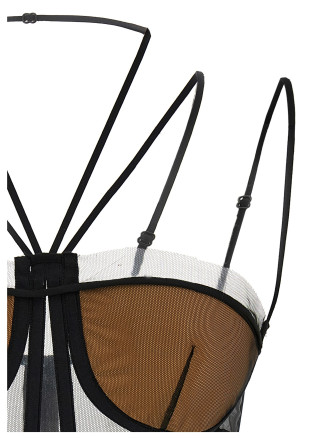 'Sheer Corset' top #