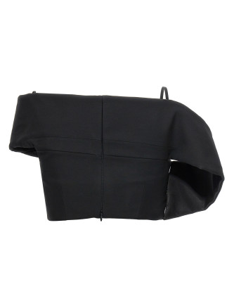 Top 'Crop Lapel Corset' #