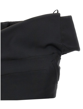 Top 'Crop Lapel Corset' #