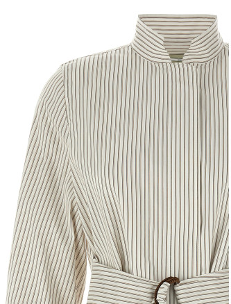 Striped blouson #
