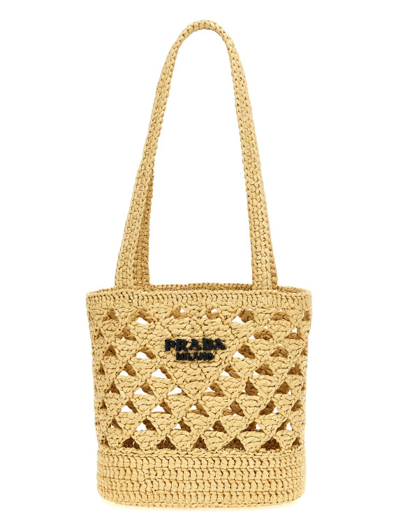 Crochet logo handbag #1