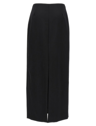 Long skirt back slit #