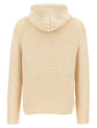 Inlaid logo hoodie #