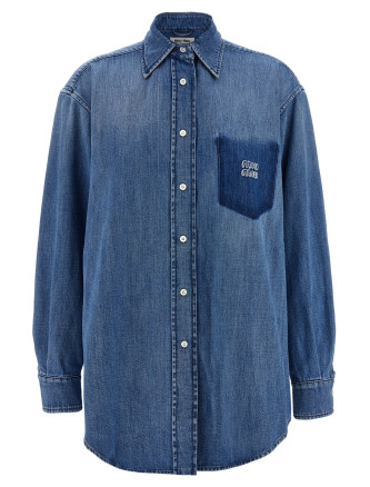 Trompe l'oeil pocket shirt