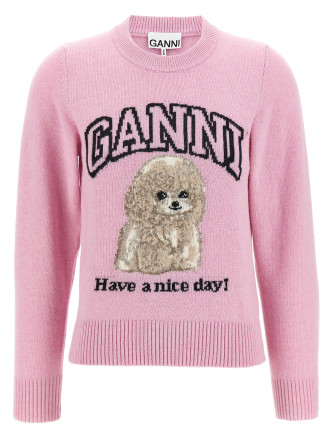 'Pink Poodle' sweater