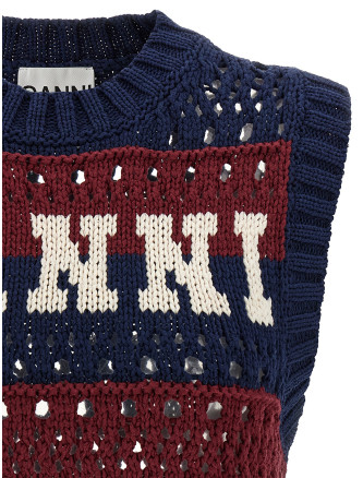 'Blue Striped' vest #